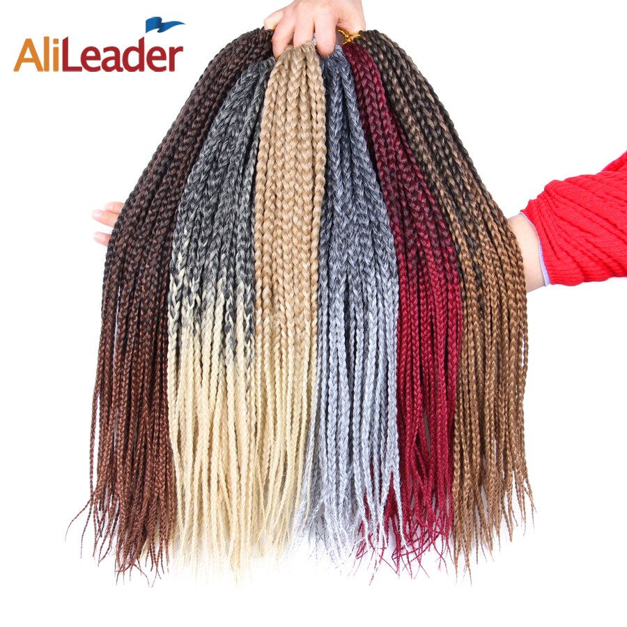 AliLeader 22 Strands 3x-pre-twist ũ  ߰ 극̵ ڽ 극̵ õ  12 16 20 24 Inch Synthetic Braiding Hair Extension